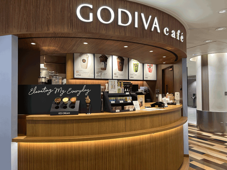 GODIVA café Narita Airport Terminal 1