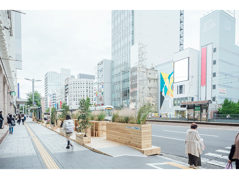 社会実験＃カミハチキテル３-URBAN TRANSIT HUB　パークレットの写真10